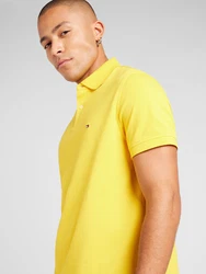 Tommy Hilfiger Poloshirt 1985 REGULAR POLO dunkelblau/zitronengelb/rot/weiß