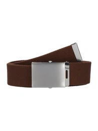 Grtel dunkelbraun / silber