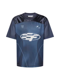 T-Shirt blau / navy / wei