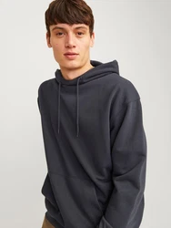 Jack & Jones Sweatshirt JJECHARGE SWEAT HOOD NOOS nachtblau