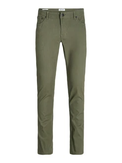 Jack & Jones Regular-fit Jeans Glenn (1-tlg) oliv