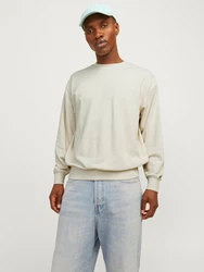 JACK & JONES Sweatshirt 'JJECharge' ecru