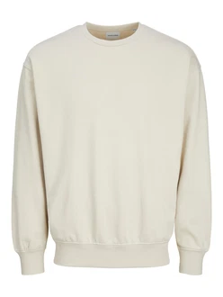JACK & JONES Sweatshirt 'JJECharge' ecru