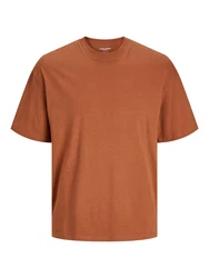 JACK & JONES T-Shirt JJEBradley rostbraun