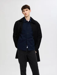 SELECTED HOMME Hemd Langarmhemd nachtblau