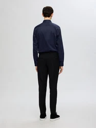 SELECTED HOMME Hemd Langarmhemd nachtblau