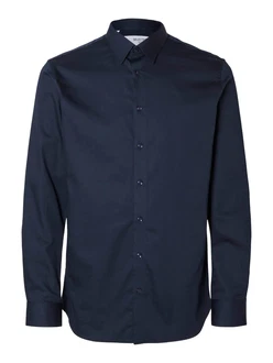 SELECTED HOMME Hemd Langarmhemd nachtblau SELECTED HOMME Hemd Langarmhemd nachtblau