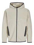 JACK & JONES Sweatjacke Fusion creme
