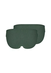 Skiny Slip oliv/hellgrün/schwarz/weiß