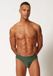 Skiny Slip oliv/hellgrün/schwarz/weiß