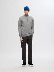 SELECTED HOMME Pullover SLHTray graumeliert