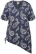 Ulla Popken Majica  marine / off-bela