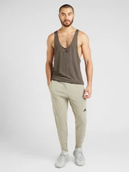 ADIDAS PERFORMANCE Sporttop Workout Stringer hellbraun/schwarz