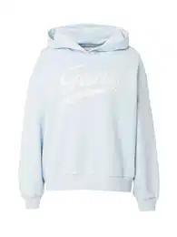 Sweater majica pastelno plava / bijela