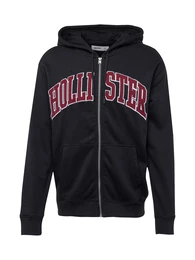 Sweatjacke bordeaux / schwarz / wei