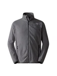THE NORTH FACE Funktionsfleecejacke 100 GLACIER grau/schwarz/weiß