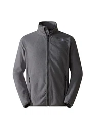 THE NORTH FACE Funktionsfleecejacke 100 GLACIER grau/schwarz/weiß