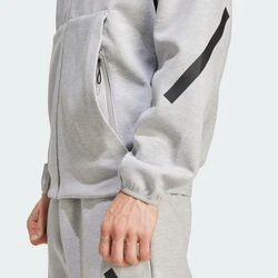 ADIDAS SPORTSWEAR Z.N.E. ZIP-HOODIE grau / schwarz