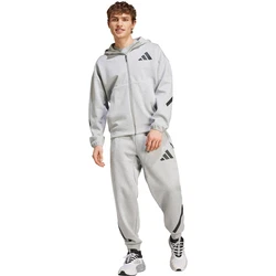 ADIDAS SPORTSWEAR Z.N.E. ZIP-HOODIE grau / schwarz