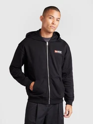 DIESEL Sweatjacke Style S-BOXT-HOOD-ZIP-DIV rot/schwarz/weiß