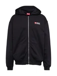 DIESEL Sweatjacke Style S-BOXT-HOOD-ZIP-DIV rot/schwarz/weiß