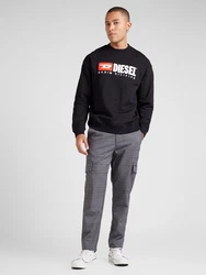 Diesel Herren Sweatshirt S-BOXT-DIV SWEAT-SHIRT Schwarz