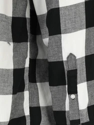 Jack & Jones Plus Hemd JJEGINGHAM grau/schwarz/weiß