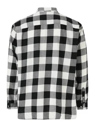 Jack & Jones Plus Hemd JJEGINGHAM grau/schwarz/weiß