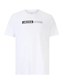 Jack & Jones T-Shirt JJECORP LOGO TEE PLAY SS O-N NOOS schwarz/wei Jack & Jones T-Shirt JJECORP LOGO TEE PLAY SS O-N NOOS schwarz/wei