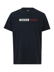 Jack & Jones T-Shirt JJECORP LOGO TEE PLAY SS O-N NOOS navy/rot/wei