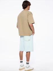 Pull&Bear Shorts Jeans pastellblau