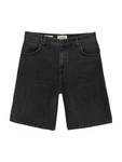 Pull&Bear Shorts Jeans schwarz
