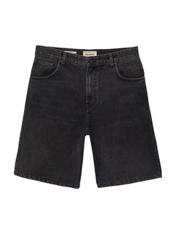Pull&Bear Shorts Jeans schwarz