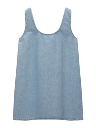 Šaty modrá džínovina