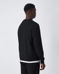 Champion Authentic Athletic Apparel Sweatshirt schwarz/wei