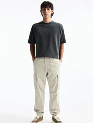 Pull&Bear Hose hellgrau