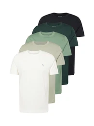 T-Shirt grn / khaki / tanne / schwarz / offwhite