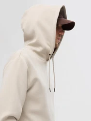 SELECTED HOMME Sweatshirt Hoodie SLHEMANUEL SOFT HOOD SWEAT creme