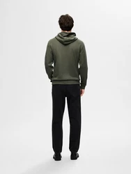 SELECTED HOMME Sweatshirt Hoodie SLHEMANUEL SOFT HOOD SWEAT tanne