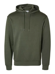 SELECTED HOMME Sweatshirt Hoodie SLHEMANUEL SOFT HOOD SWEAT tanne