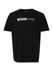 Jack & Jones T-Shirt JJECORP LOGO TEE PLAY SS O-N NOOS schwarz/weiß