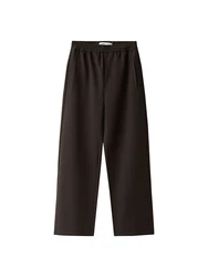 Bershka Hose dunkelbraun