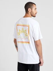 Denim Project T-Shirt 'Sunset' gelb/orange/weiß