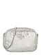 PATRIZIA PEPE Torba za čez ramo  srebrna