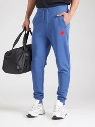 HUGO Hose 'Doak' blau/rot/schwarz