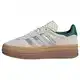 ADIDAS ORIGINALS Tenisky 'GAZELE BOLD'  smaragdová / stříbrná / bílá / offwhite
