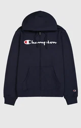 Champion Authentic Athletic Apparel Sweatjacke Hooded Full Zip Sweatshirt (Kapuzensweatjacke) marine/schwarz