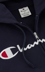 Champion Authentic Athletic Apparel Sweatjacke Hooded Full Zip Sweatshirt (Kapuzensweatjacke) marine/schwarz