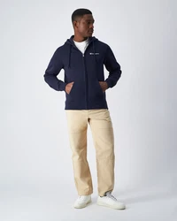 Champion Authentic Athletic Apparel Sweatjacke Hooded Full Zip Sweatshirt navy/wei