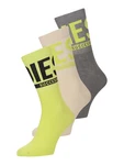 Diesel Socken 'SKM-RAY' Threepack ecru/limone/dunkelgrau/schwarz